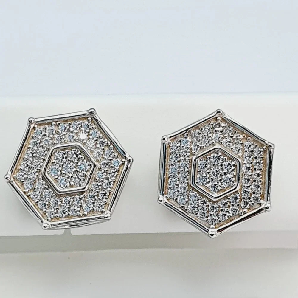 "925 Sterling Silver Cubic Zirconia Earrings,U19254840 - Picture 11 of 11